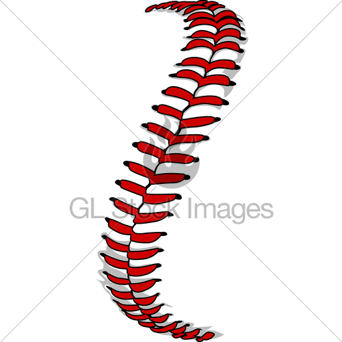 500x500 Baseball Laces Or Softball Laces Vector Image Gl Stock Images