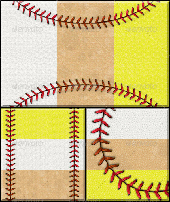 590x700 Baseballsoftball Vector Background Set Tradigital Art Designs