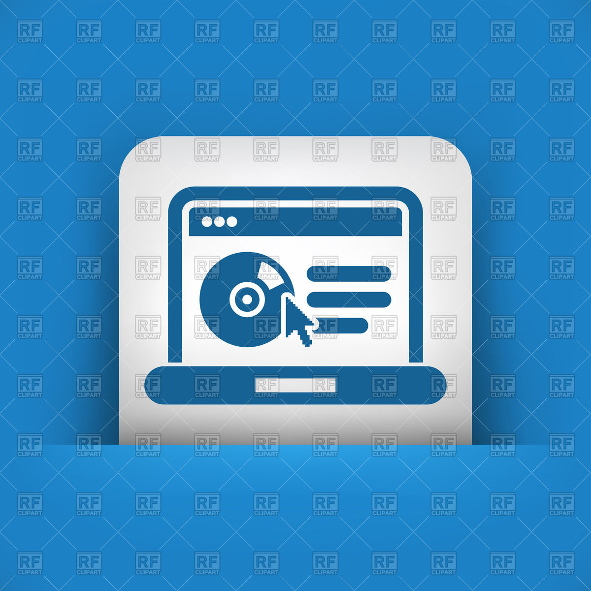 1200x1200 Software Website Icon Vector Image Vector Artwork Of Objects