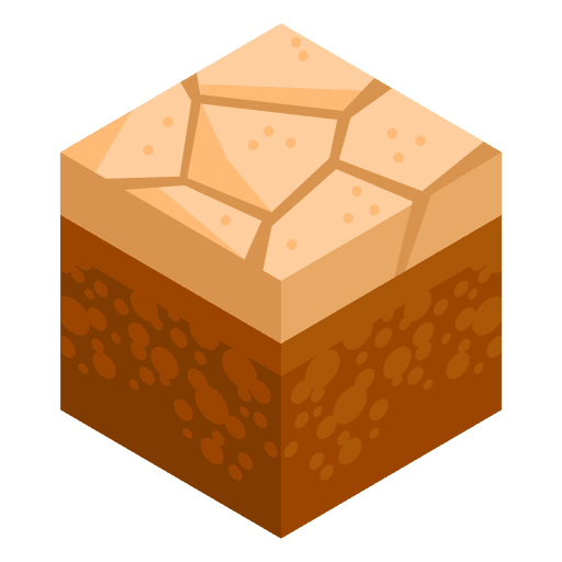 512x512 Dry Soil Isometric Landscape