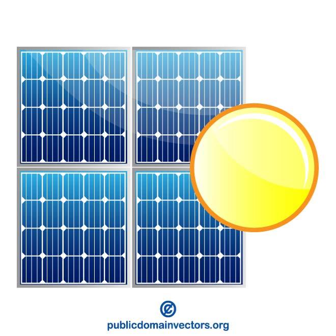 660x660 Solar Panels Vector Graphics