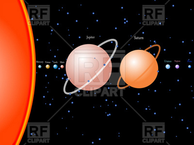 400x300 Planets Of Solar System Vector Image Vector Artwork Of