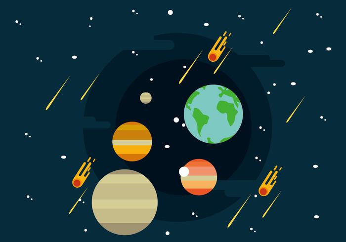 700x490 Solar System Illustration