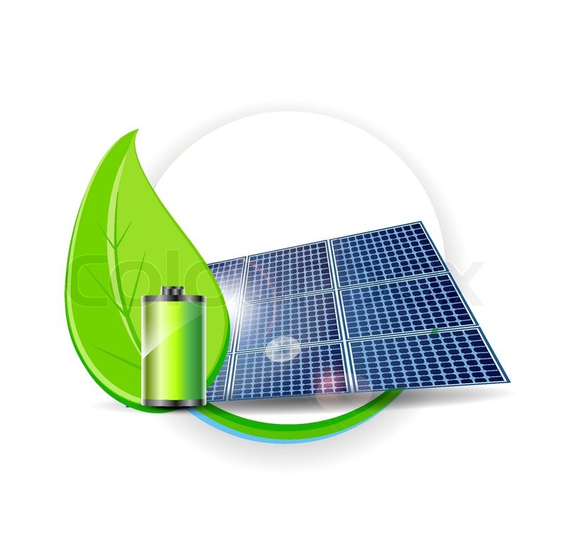800x795 Solar Panel Vector Electricity Environmental Concept Stock