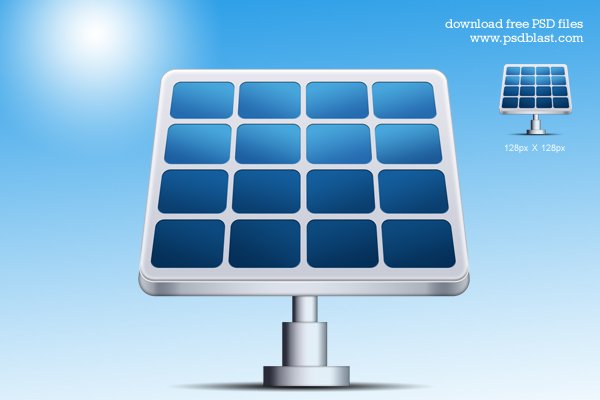 600x400 Free Solar Energy Vector Icon (Psd) Psd Files, Vectors Amp Graphics