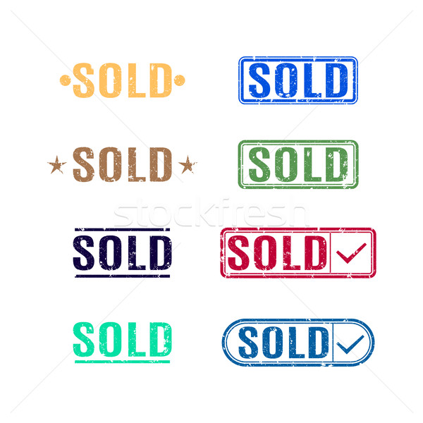600x600 Sold Stock Vectors, Illustrations And Cliparts Stockfresh