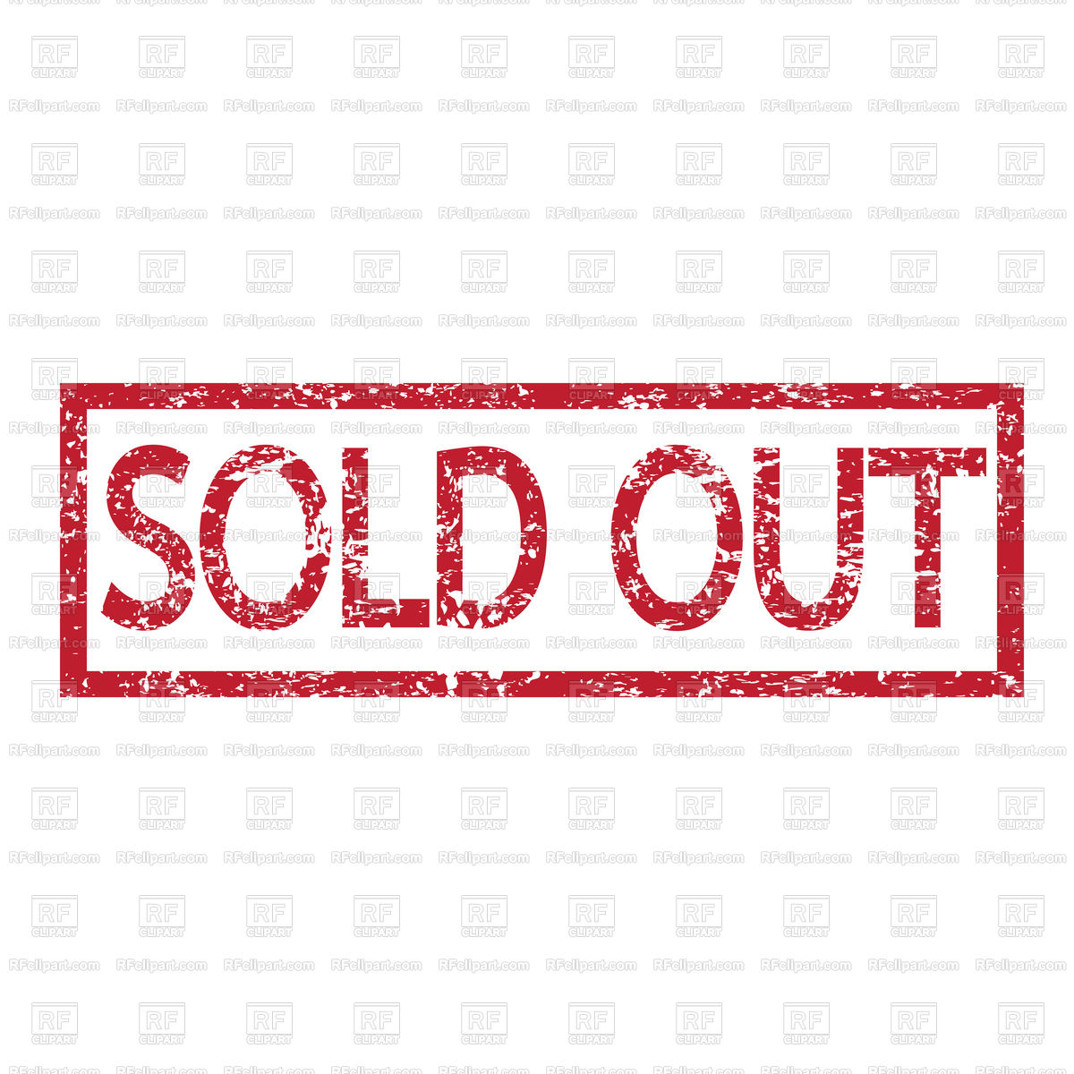 1200x1200 Stamp Text Sold Out Vector Image Vector Artwork Of Fonts Amp Type