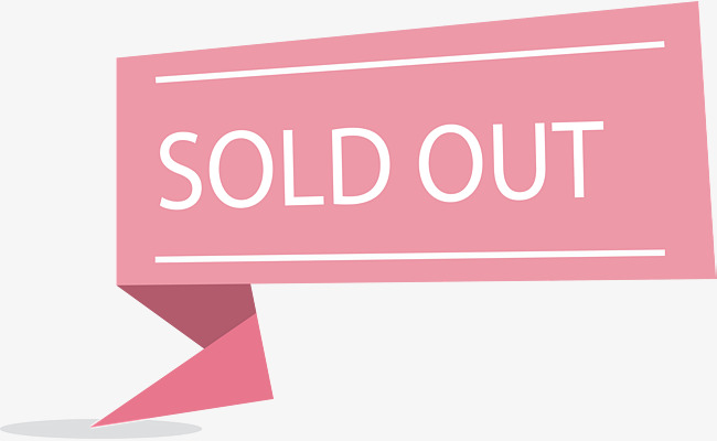 650x400 The Pink Label Has Been Sold Out, Label Vector, Vector Png, Sold