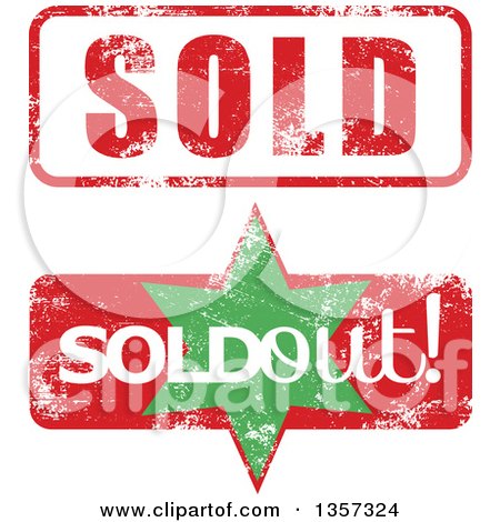 450x470 Clipart Of Grungy Rubber Stamp Styled Sold Signs
