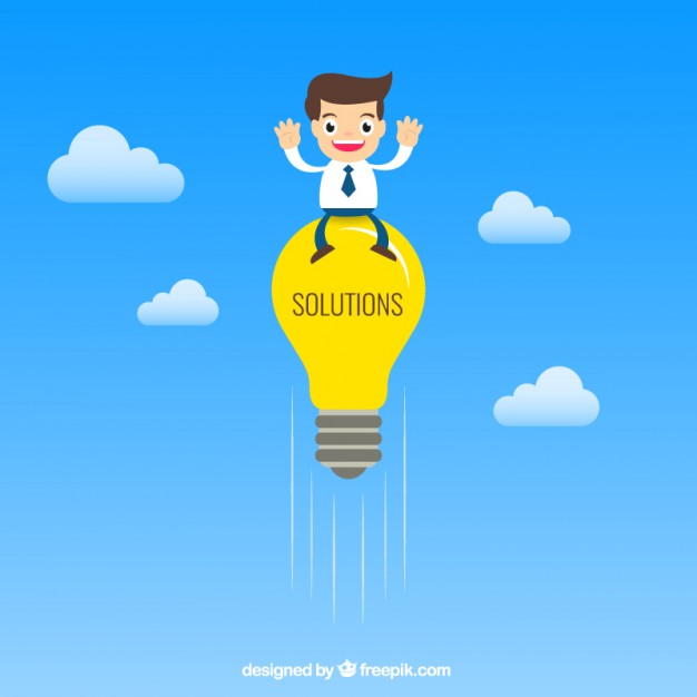 626x626 Business Solutions Concept Vector Free Download