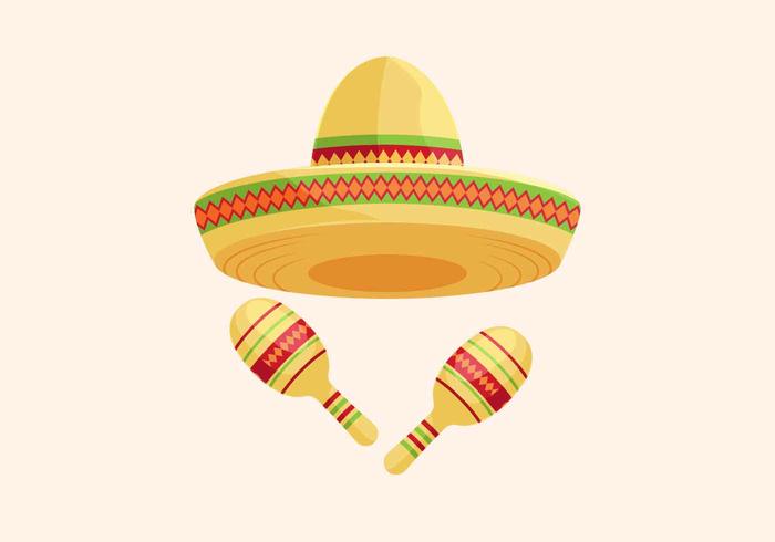 700x490 Sombrero Vector Illustration