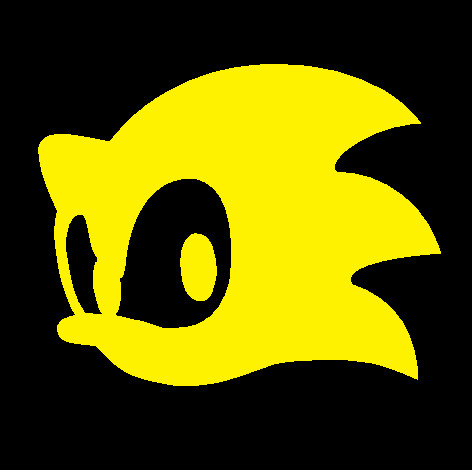 472x470 Sonic The Hedgehog Symbol By Alpha Vector
