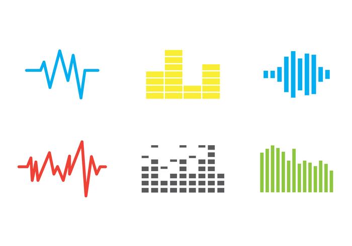 700x490 Free Sound Bars Vector