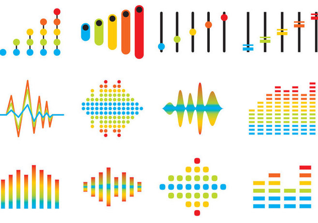632x443 Sound Bars Icon Vectors Free Vector Download 354125 Cannypic
