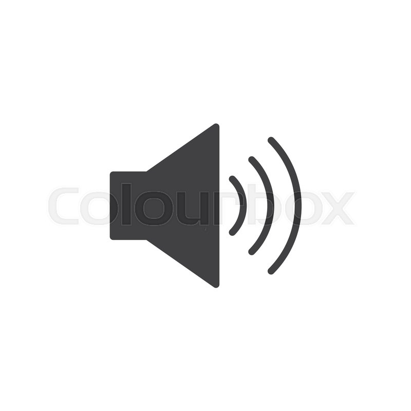 800x800 High Volume Icon Vector, Filled Flat Sign, Solid Pictogram