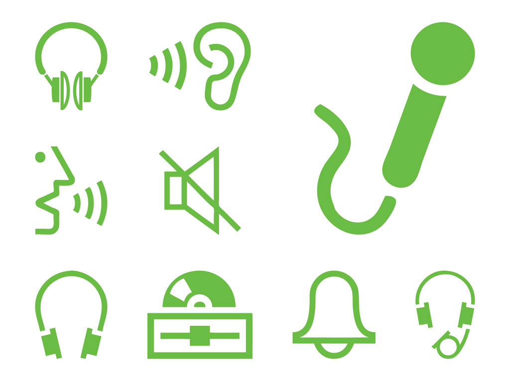 1024x765 Sound Icon Set Vector Art Amp Graphics