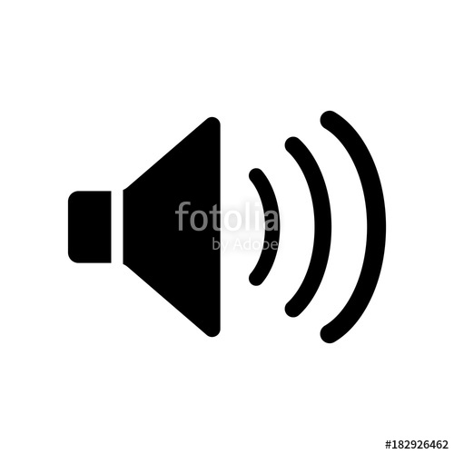 500x500 Speaker Icon, Sound Icon Vector Stock Image And Royalty Free