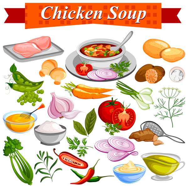 600x600 Chicken Soup Vector