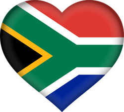 250x227 South Africa Flag Vector