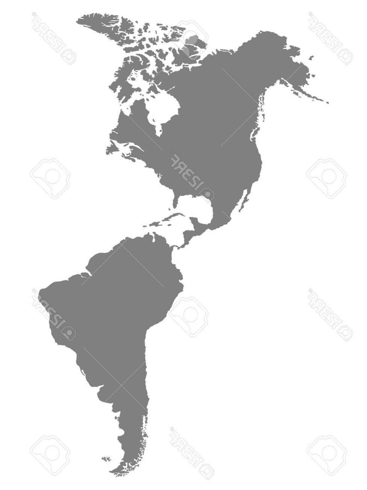 1170x1560 Photostock Vector North And South America Map Lazttweet