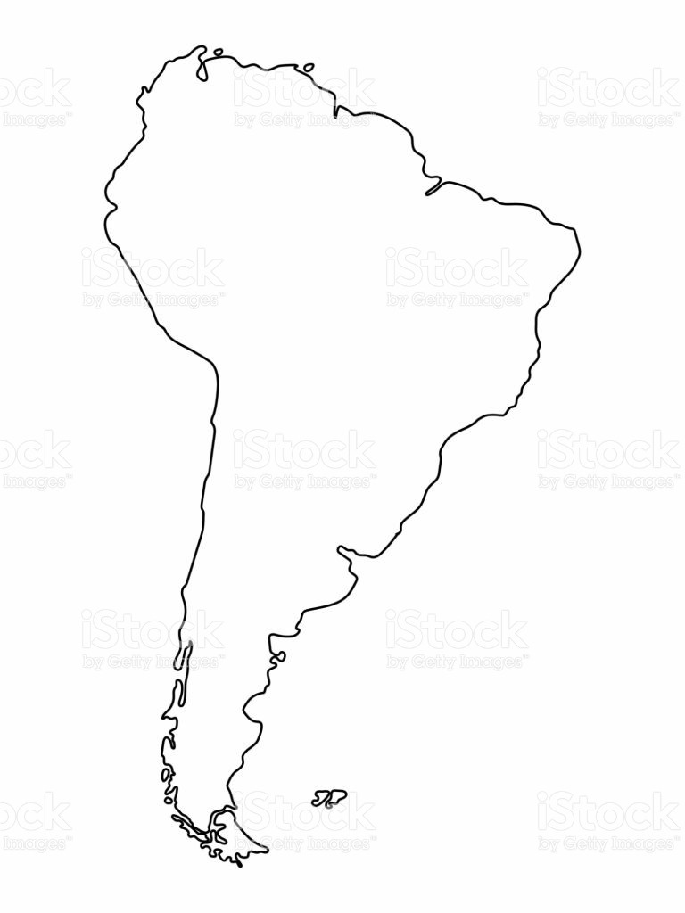 768x1024 Collection Of South America Map Drawing High Quality, Free