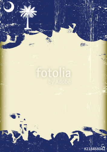 354x500 South Carolina Flag Grunge Background Stock Image And Royalty