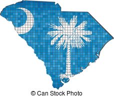 228x194 South Carolina Flag Ribbon Vector Stock Vector Simbos