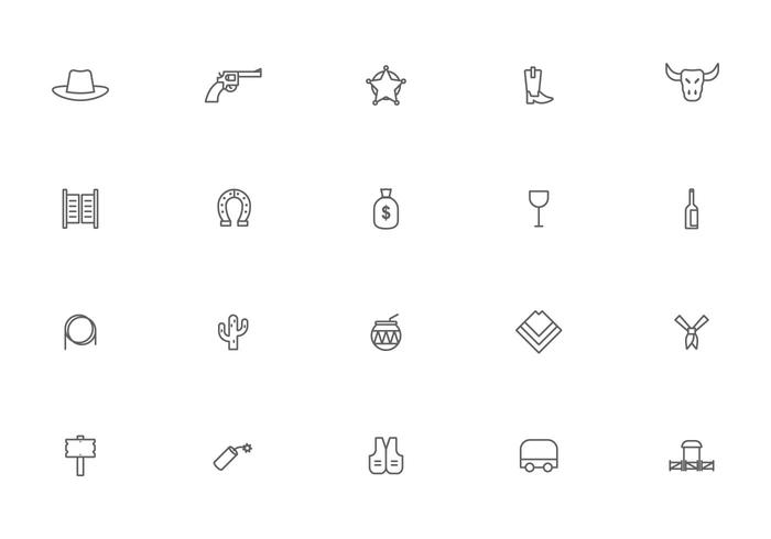 700x490 Southwest Cowboy And Gaucho Vectors