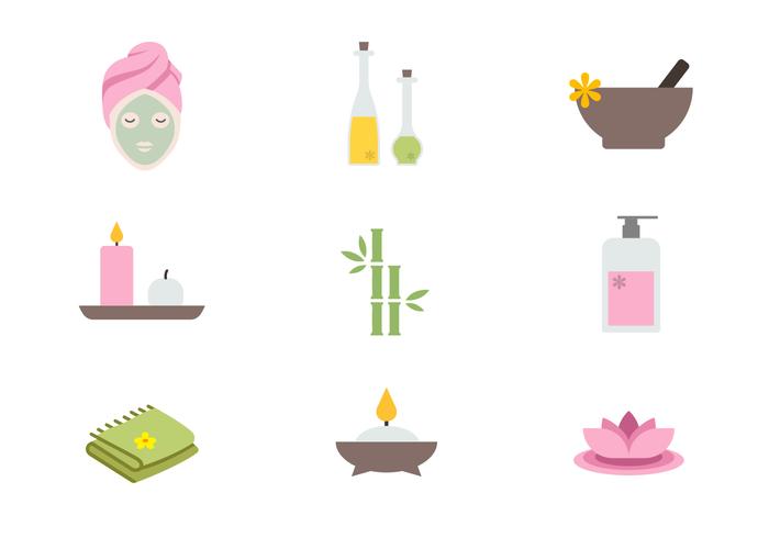 700x490 Spa Icons Vector