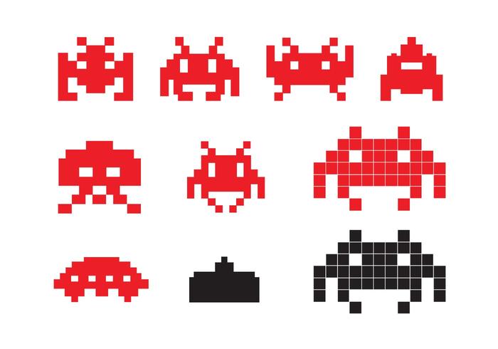 700x490 Space Invader Icons