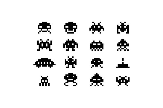 Space Invaders Vector at GetDrawings | Free download