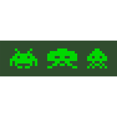 500x500 Space Invaders Pixel Vector Image Public Domain Vectors