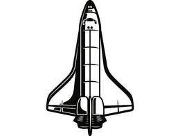 260x196 Space Shuttle Vector Clipart