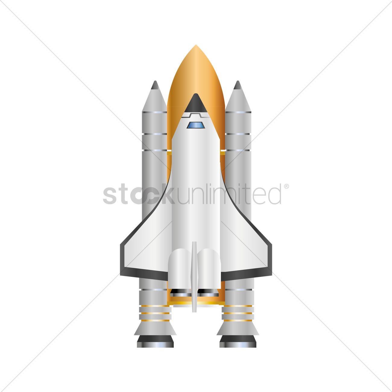 1300x1300 Space Shuttle Vector Image