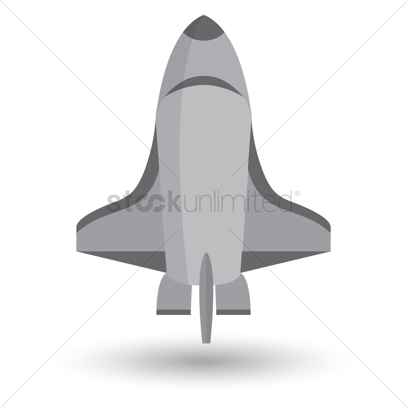 1300x1300 Space Shuttle Vector Image