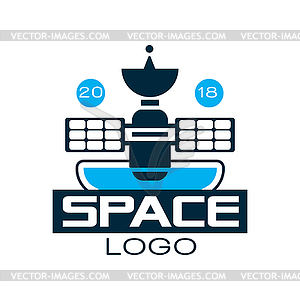 300x300 Logo Of Orbiting Space Station With Satellite.