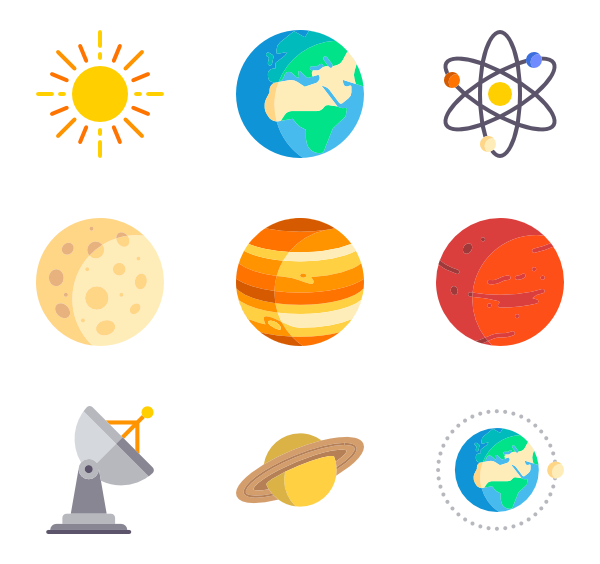 600x564 Space Station Icons