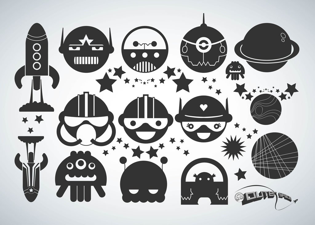 1024x733 Space Vector Cartoons Vector Art Amp Graphics