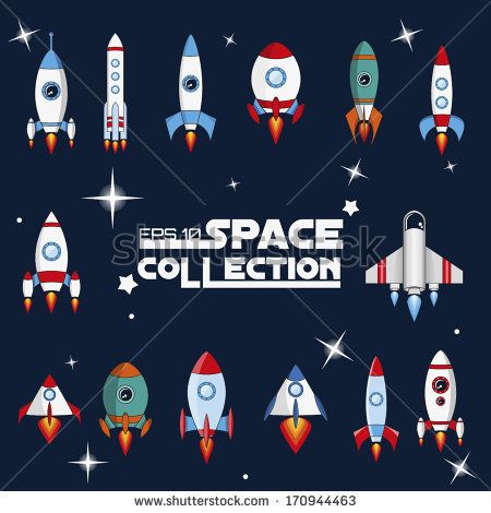 450x470 Spaceship Vector.