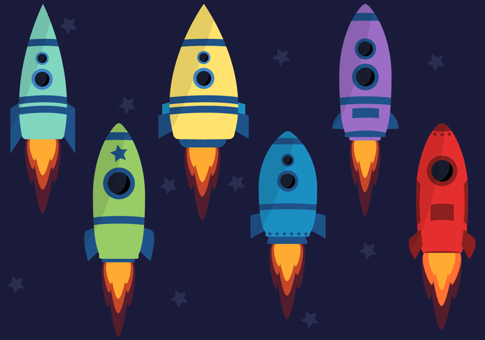 700x490 Free Spaceship Vector