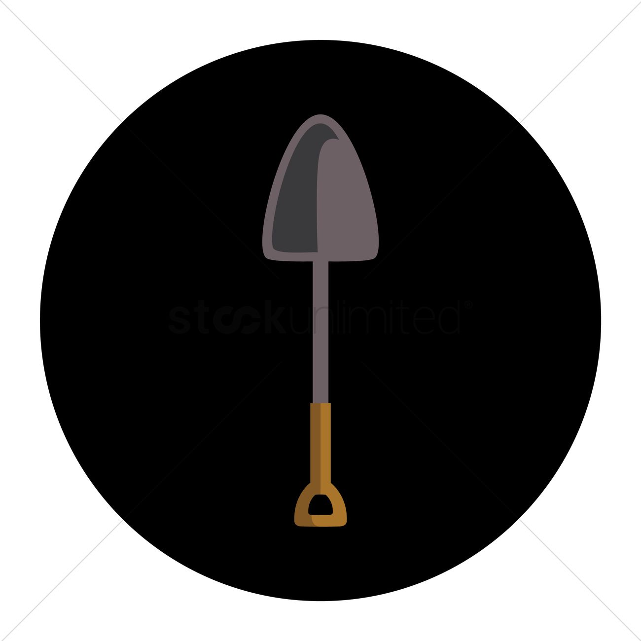 1300x1300 Spade Vector Image