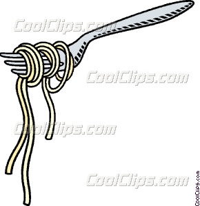 290x300 Spaghetti Vector Clip Art
