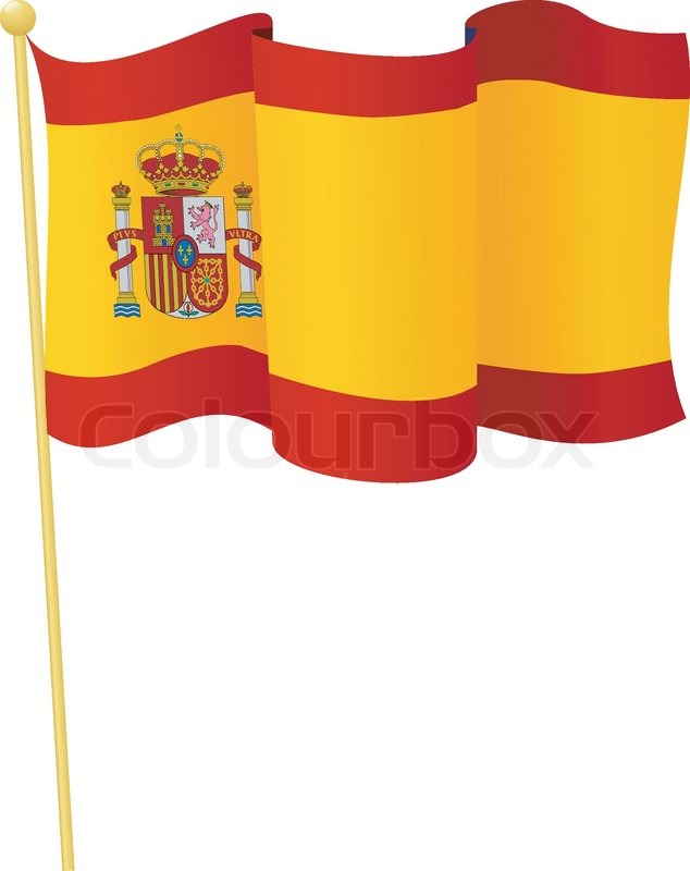 634x800 Vector Illustration Of The Flag Spain Stock Vector Colourbox