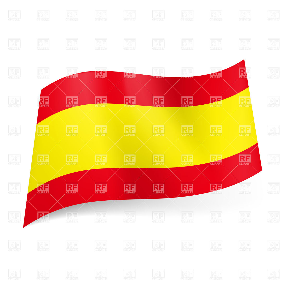 1200x1200 Icon Of National Flag Of Spain Vector Image Vector Artwork Of