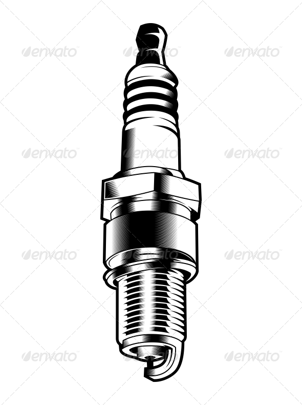 590x790 Spark Plugs Vector Set By Twicolabs Graphicriver