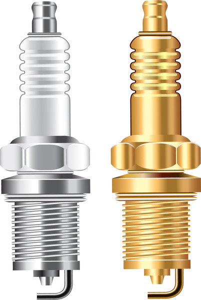 402x600 Spark Plug Isolated Free Vector In Adobe Illustrator Ai ( .ai