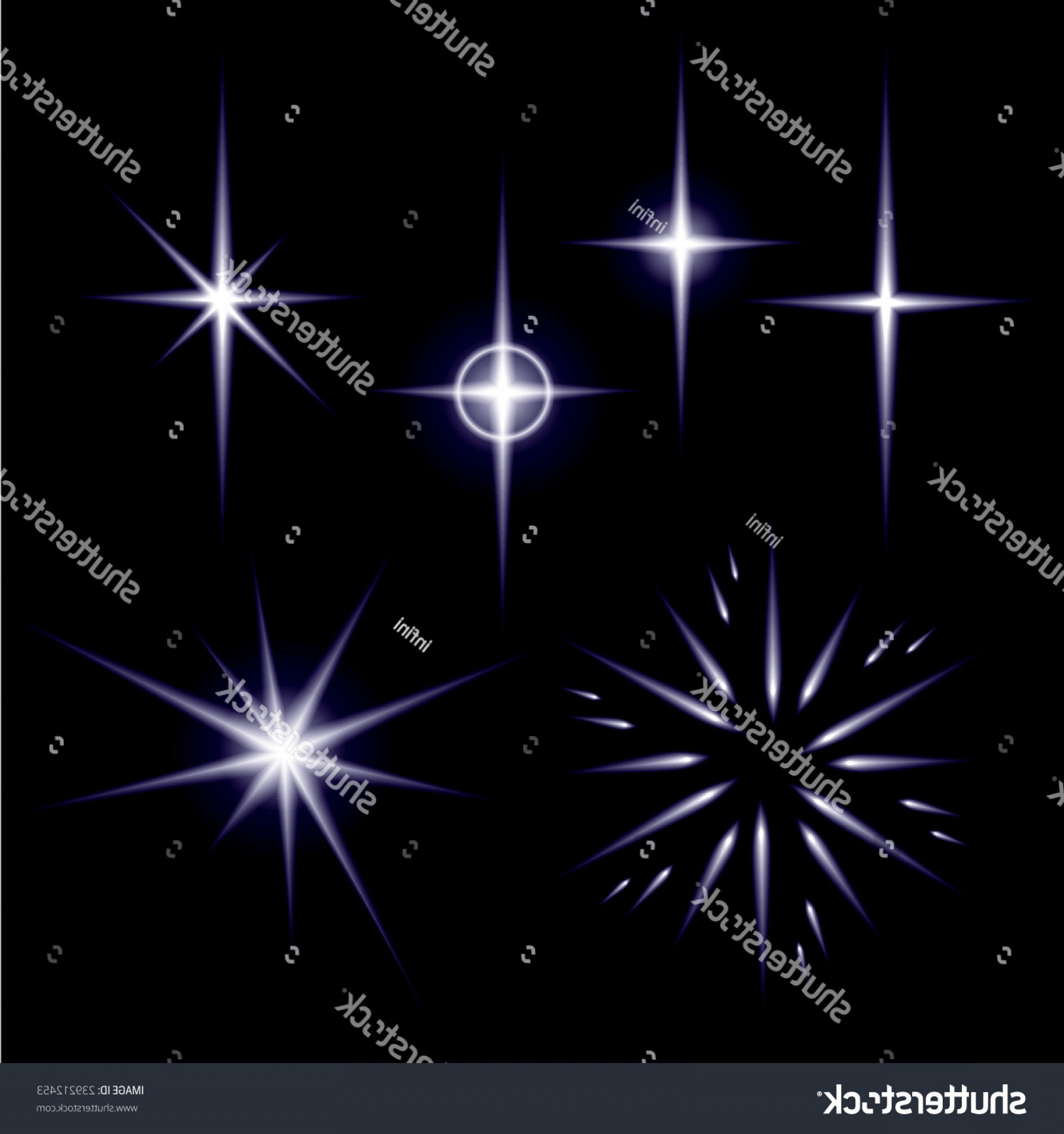 1800x1918 Set Shiny Spark Stars Vector Illustration Shopatcloth