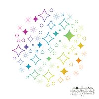 200x200 Magic Sparkle Vector Illustration Stock Vectors