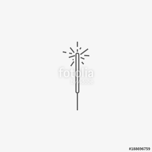 500x500 Sparkler Vector Icon Stock Image And Royalty Free Vector Files On