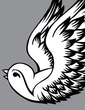 300x387 Tattoo Sparrow Vector Art Vector Genius